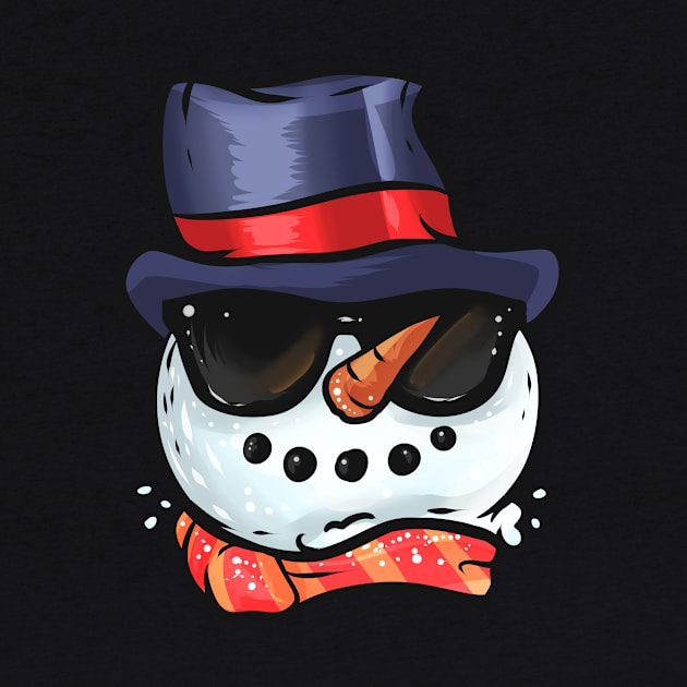 Frosty The Snowman With Sunglasses Party Christmas In July by SinBle